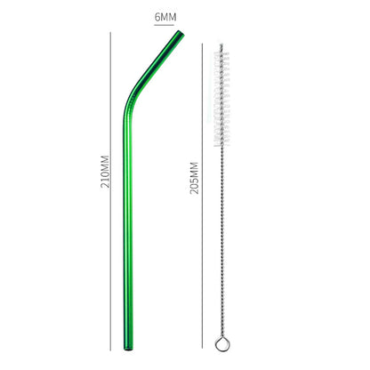 Reusable Metal Drinking Straws 304 Stainless Steel Drinking Straws Eco-Friendly Bent Straight Drinks Straws for Cocktail Milk