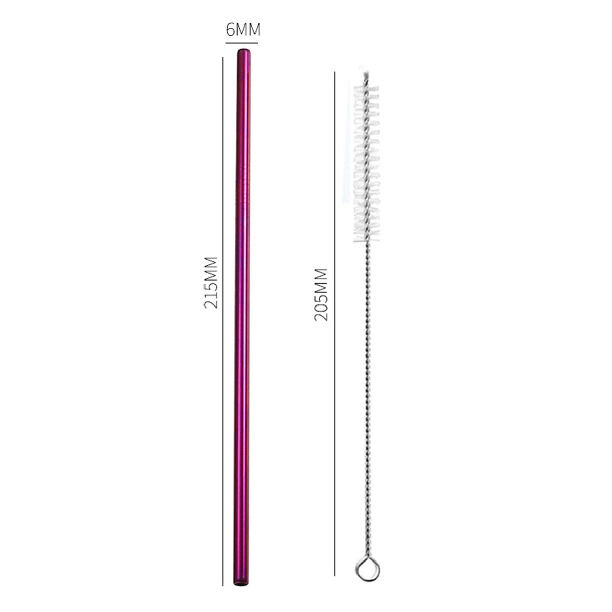Reusable Metal Drinking Straws 304 Stainless Steel Drinking Straws Eco-Friendly Bent Straight Drinks Straws for Cocktail Milk