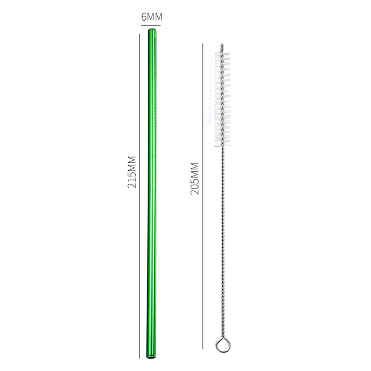 Reusable Metal Drinking Straws 304 Stainless Steel Drinking Straws Eco-Friendly Bent Straight Drinks Straws for Cocktail Milk