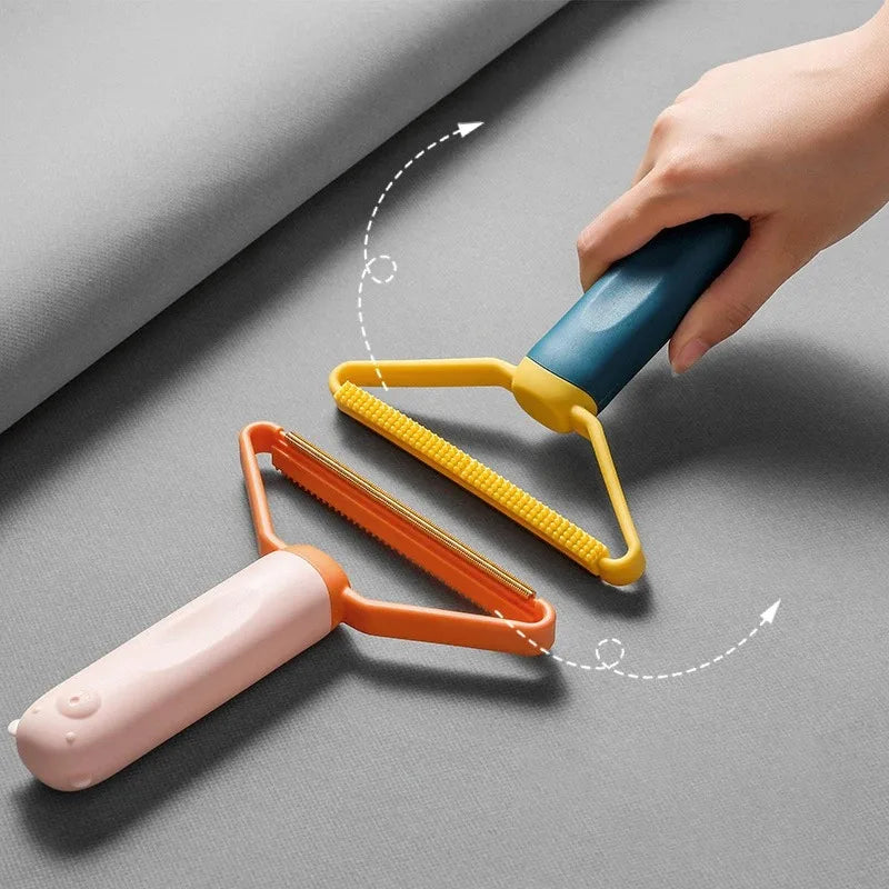 Pet Hair Remover Cat Hair Remover Double-Sided Sofa Clothes Shaver Lint Rollers for Cleaning Cat Comb Brush Removal Mitts Brush