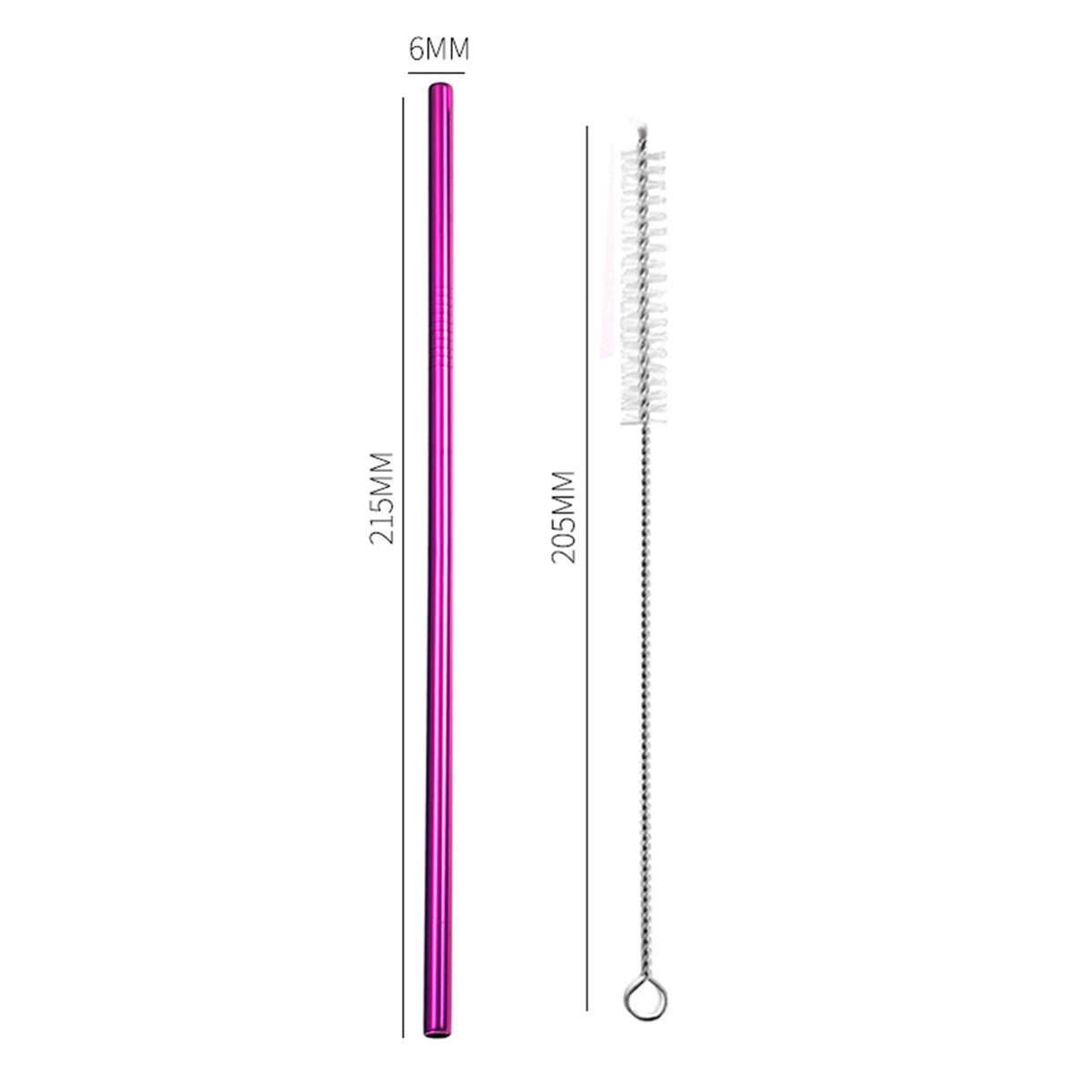 Reusable Metal Drinking Straws 304 Stainless Steel Drinking Straws Eco-Friendly Bent Straight Drinks Straws for Cocktail Milk