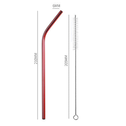 Reusable Metal Drinking Straws 304 Stainless Steel Drinking Straws Eco-Friendly Bent Straight Drinks Straws for Cocktail Milk
