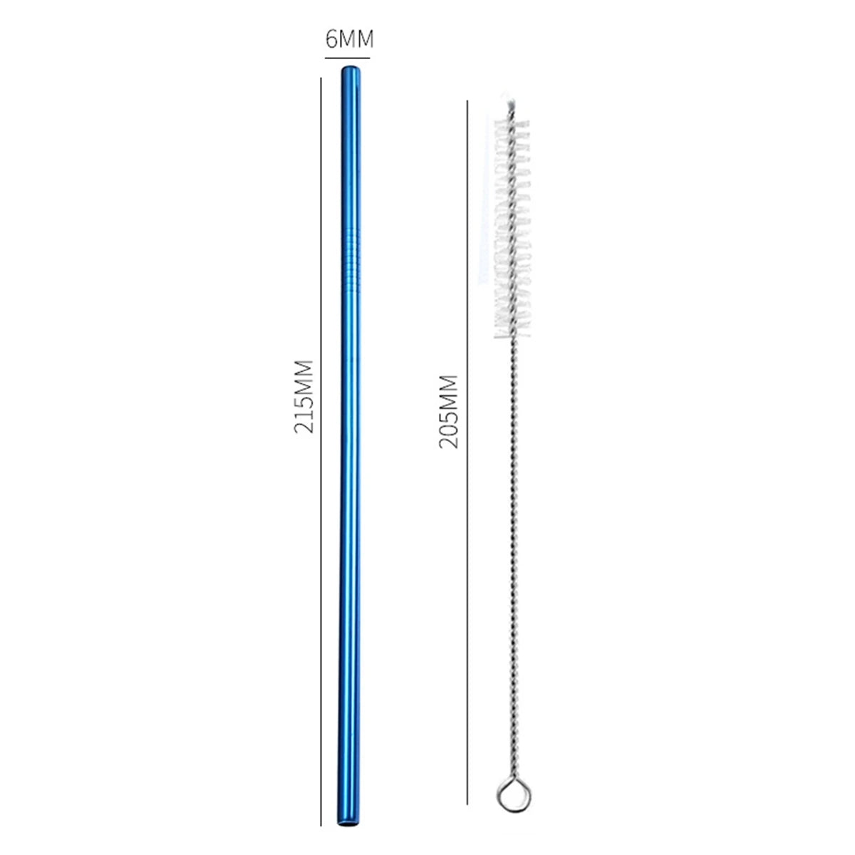 Reusable Metal Drinking Straws 304 Stainless Steel Drinking Straws Eco-Friendly Bent Straight Drinks Straws for Cocktail Milk